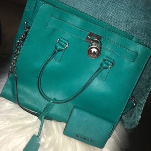 Michael Kors Large Hamilton Bag with Wallet